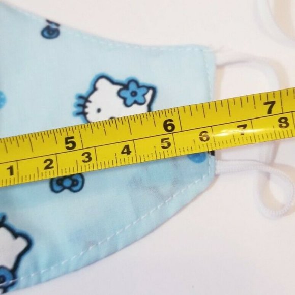 7x day WK HANDMADE Hello kitty cat FACE COVER MASK - Picture 4 of 12